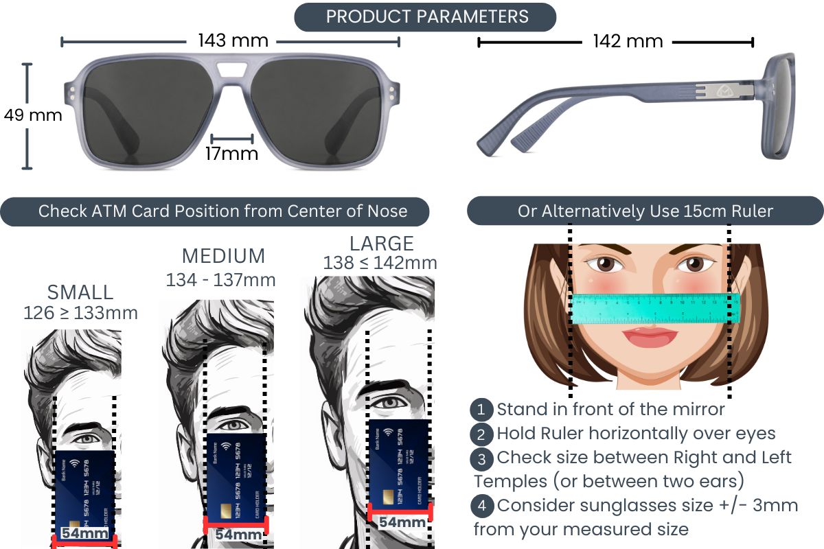 EyeInsist StreetPro Polarized Navigator Velvet Grey