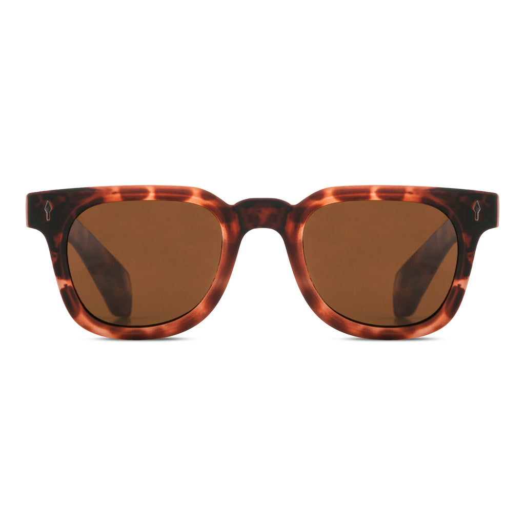 EyeInsist Urbanix Softened Hexagon Brown Leopard - First Free Sunglass