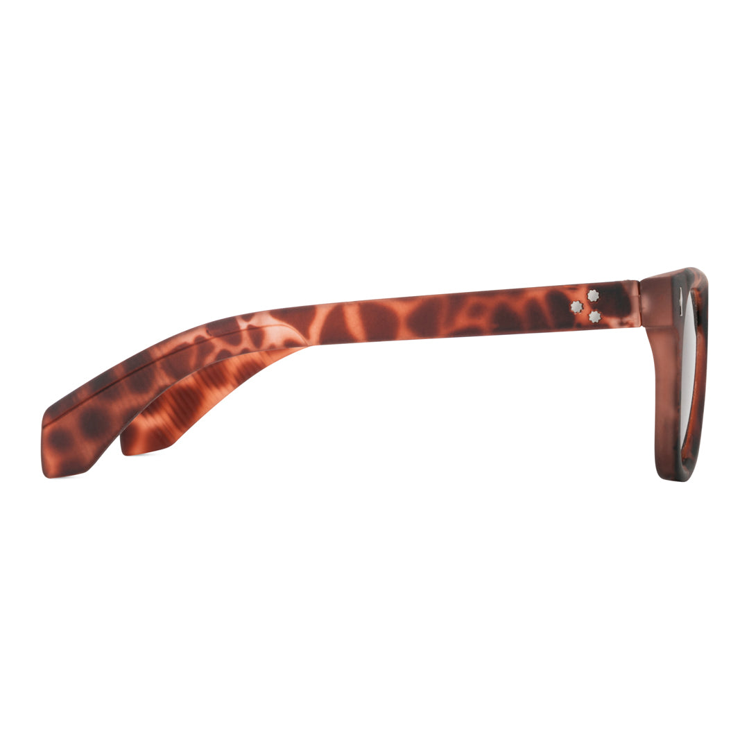 EyeInsist Urbanix Polarized Softened Hexagon Brown Leopard