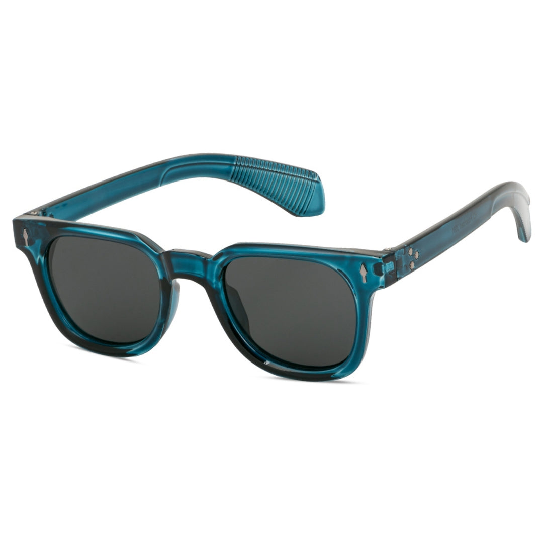 EyeInsist Urbanix Polarized Softened Hexagon Teal Blue