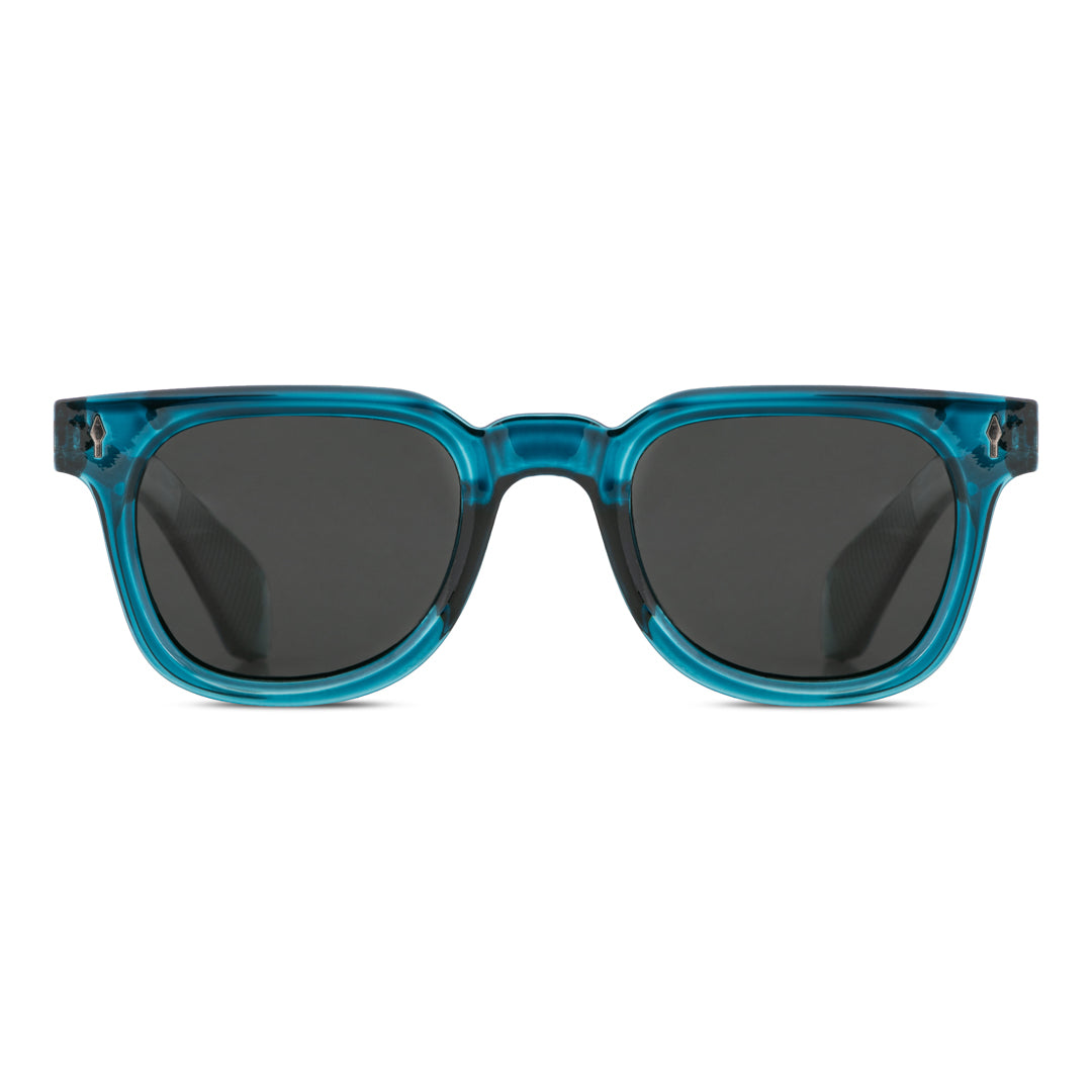 EyeInsist Urbanix Polarized Softened Hexagon Teal Blue