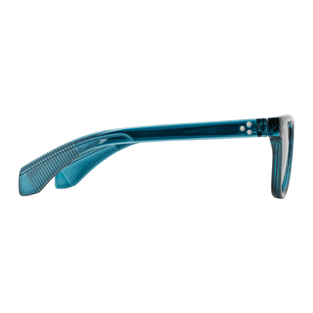 EyeInsist Urbanix Polarized Softened Hexagon Teal Blue