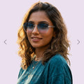 EyeInsist Aurora Sunnies Butterfly Premium Blue