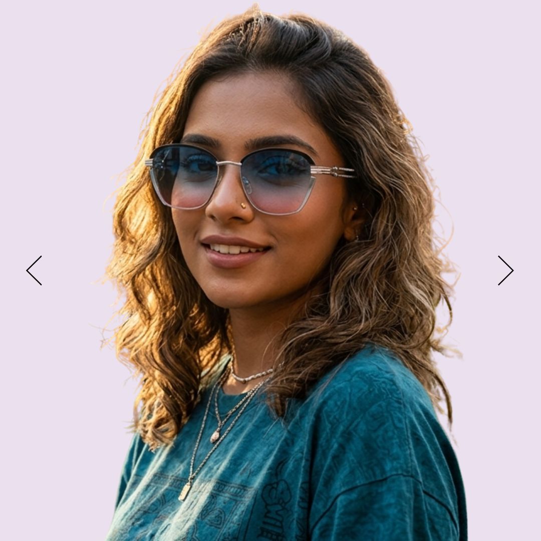 EyeInsist Aurora Sunnies Butterfly Premium Blue