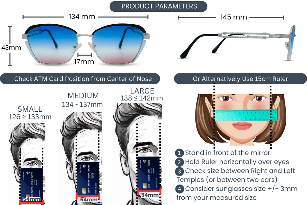 EyeInsist Aurora Sunnies Butterfly Premium Blue