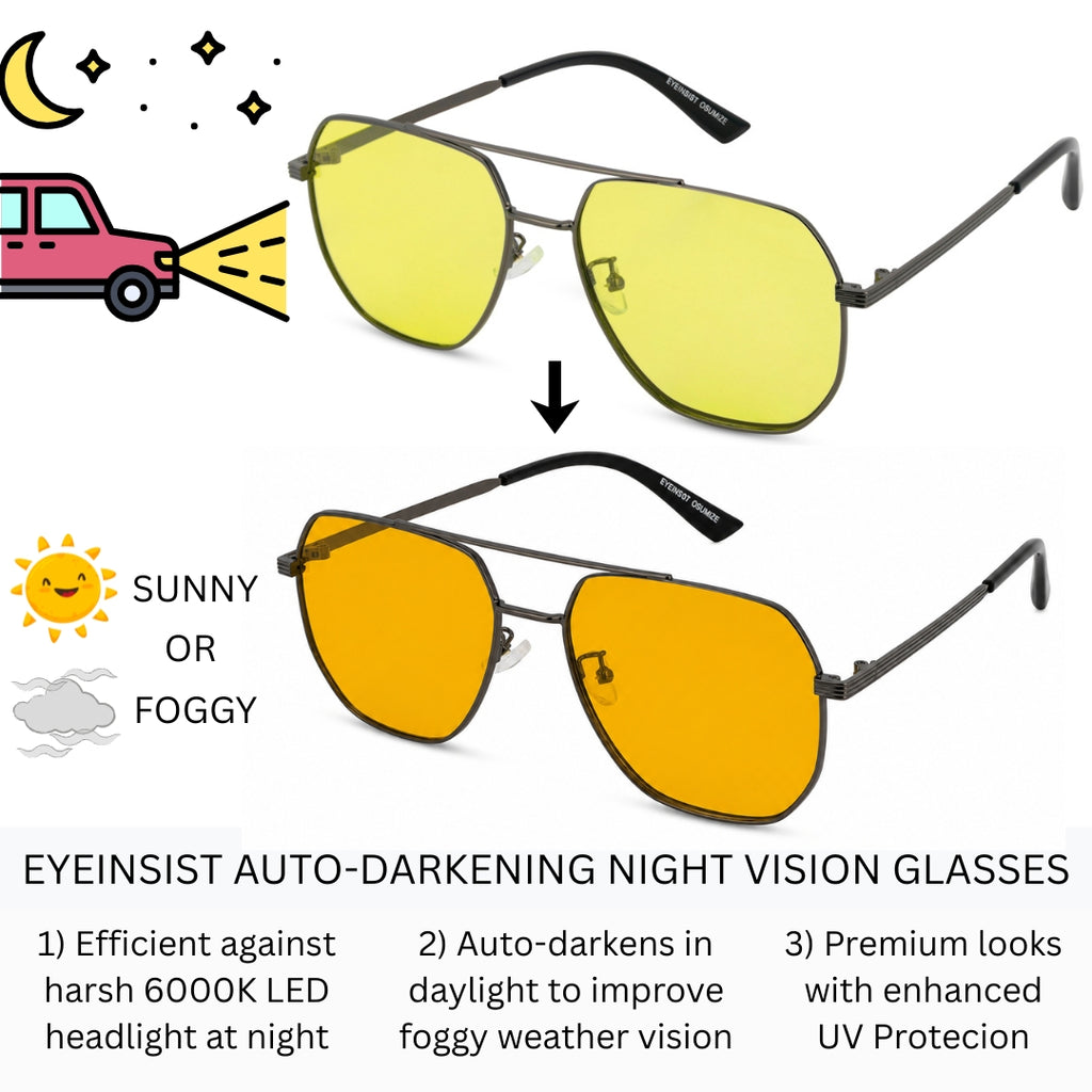 EyeInsist Sentinel Polarized Night Vision Glasses