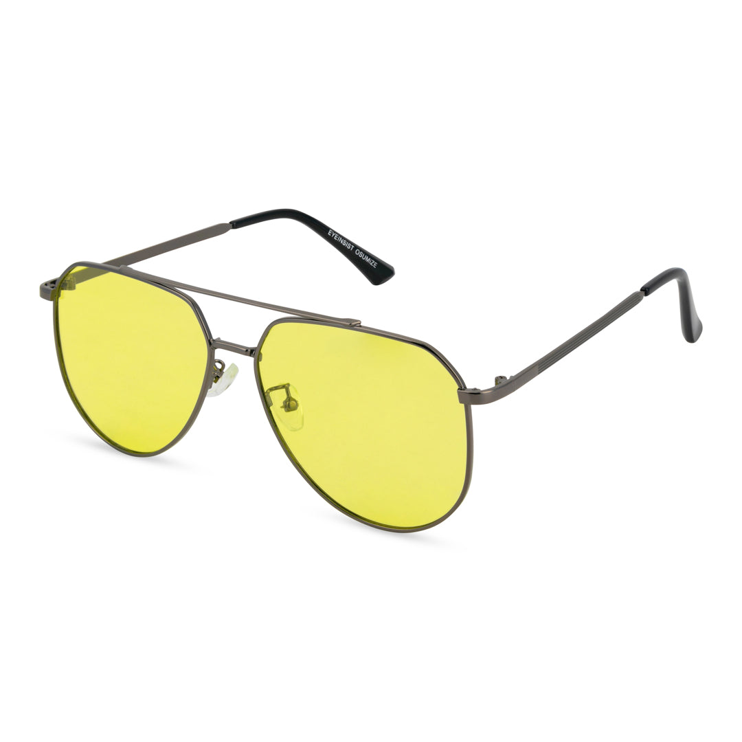 EyeInsist Pilot Beam Polarized Photochromic Glass Sunglasses Main Angle View