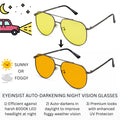EyeInsist Pilot Beam Polarized Night Glasses