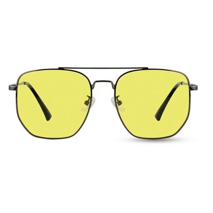 EyeInsist Spectrum Shield Day Night Goggles with Polarized Photochromic Lenses Front View