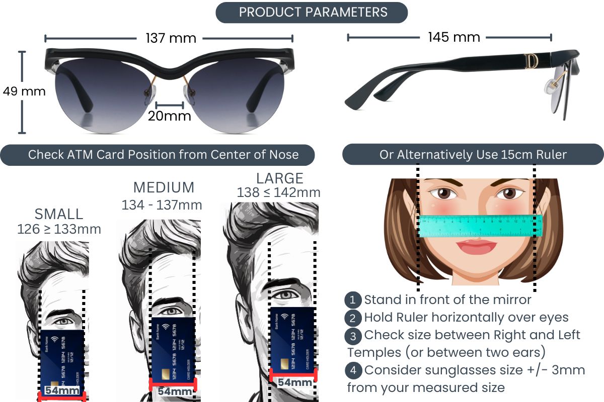 EyeInsist Zyra VYB Modern Cateye Premium Black