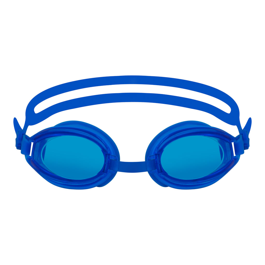 EyeInsist Blue Swimming Goggles with Adjustable Size